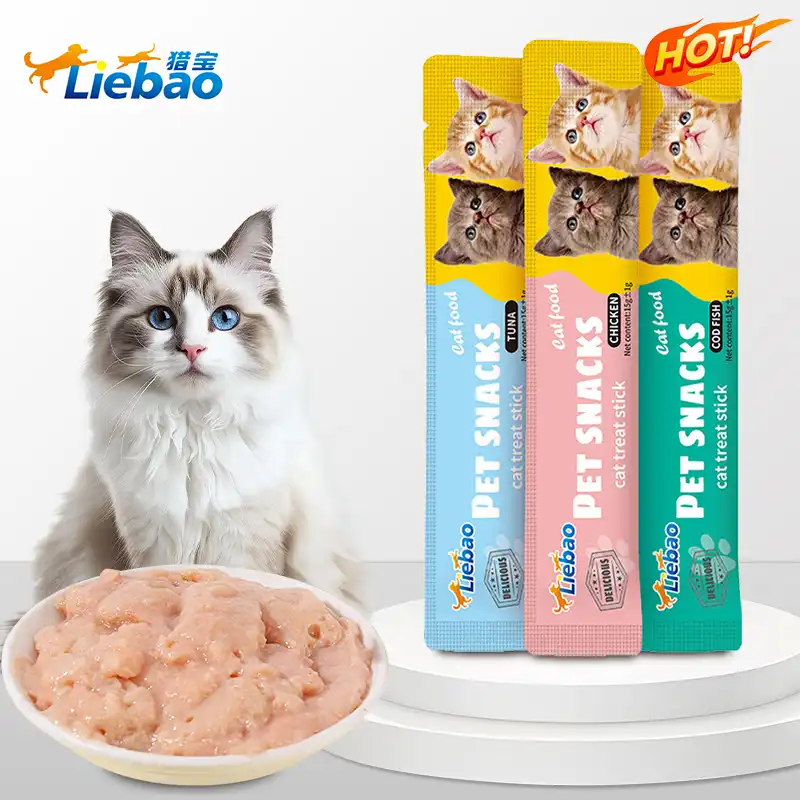  Wet Liquid Pouched Cat Food Healthy High Nutrition Cat Strips